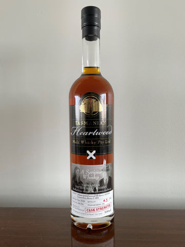 Heartwood A Serious Whisky ex-Adams and ex-Launceston Cask Strength Tasmanian Malt Whisky - Historic