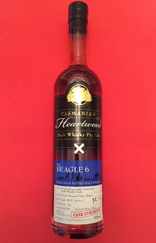 Heartwood The Beagle Batch 6 Cask Strength Tasmanian Vatted Malt Whisky - Historic