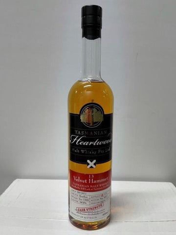 Heartwood Velvet Hammer Cask Strength Tasmanian Single Malt Whisky - Historic