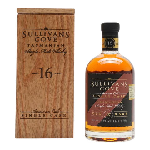 Sullivans Cove Single Cask TD0047 American Oak Second Fill 16 Years Old Tasmanian Single Malt Whisky bottled 2022
