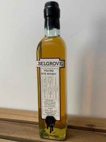 Belgrove Peated Rye Whisky 2014 - Historic