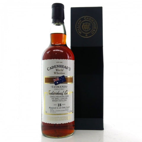 Cradle Mountain 18 Years Old Tasmanian Single Malt Whisky by Wm. Cadenhead