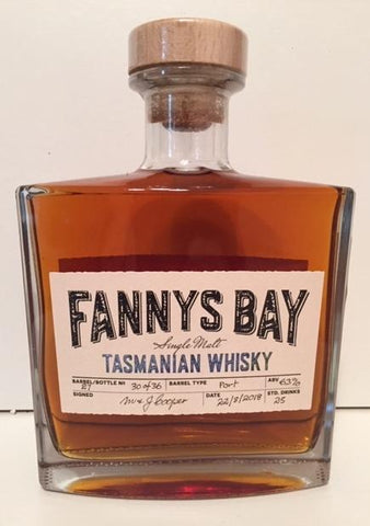 Fannys Bay ex-Port Private Barrel No 27 Cask Strength Tasmanian Single Malt Whisky Special Bottling #3 by MyWhiskyJourneys - Current