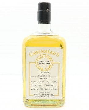Caledonian 1987 30 Year Old Single Grain Whisky by Cadenhead’s