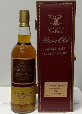 Glenury Royal 1984 Rare Old Single Highland Malt by Gordon and MacPhail (located in Australia)