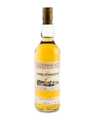 Linlithgow 1982 Cask No 2839 Cadenhead's Cask Strength Bottling