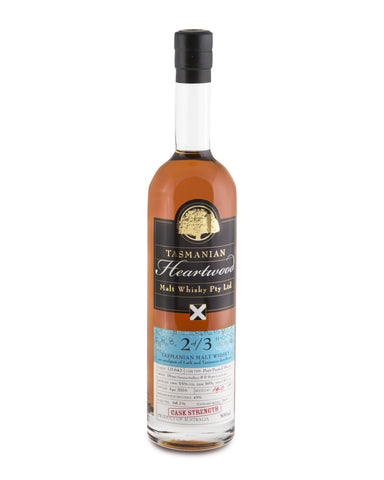 Heartwood 2 of /3 Cask Strength Tasmanian Vatted Malt Whisky - Historic