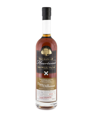 Heartwood Dare To Be Different ex-Lark Cask Strength Tasmanian Single Malt Whisky - Historic