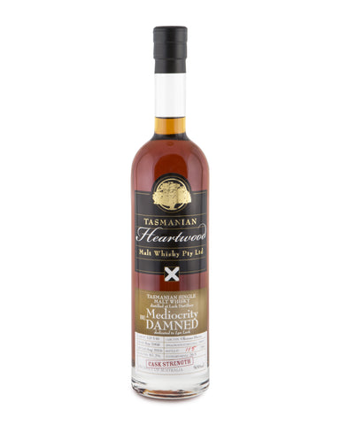 Heartwood Mediocrity Be Damned ex-Lark Cask Strength Tasmanian Single Malt Whisky - Historic