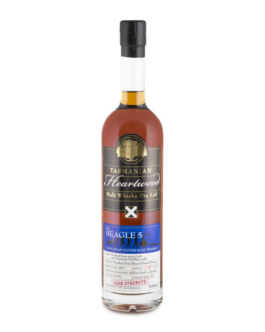Heartwood The Beagle Batch 5 Cask Strength Tasmanian Vatted Malt Whisky - Historic