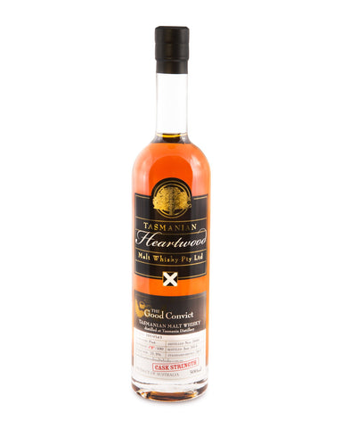 Heartwood The Good Convict 14 Year Old ex-Sullivans Cove Cask Strength Tasmanian Malt Whisky - Historic