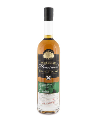 Heartwood We Are Cousins ex-Lark Cask Strength Tasmanian Single Malt Whisky (Lark Distillery) - Historic