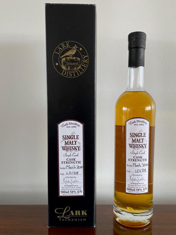 Lark Single Cask LD 138 Cask Strength Tasmanian Single Malt Whisky