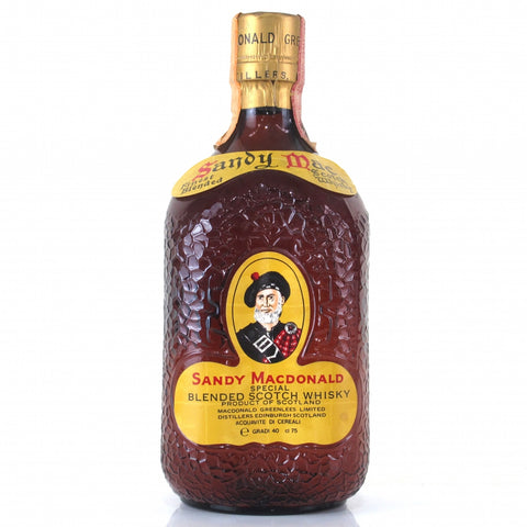Sandy Macdonald Special Blended Scotch Whisky 1980s Italian Import