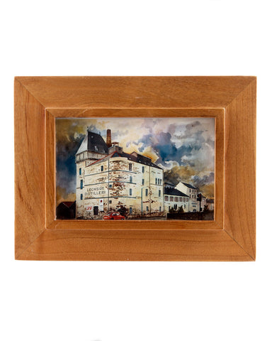 Lochside Distillery framed contemporary print