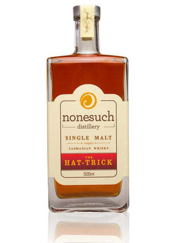 Nonesuch The Hat-Trick ex Red Wine Tasmanian Single Malt Whisky - Historic