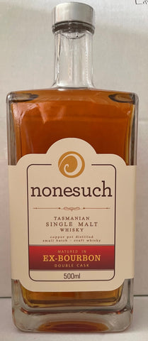 Nonesuch ND42 ex Bourbon Double Cask Tasmanian Single Malt Whisky– Historic