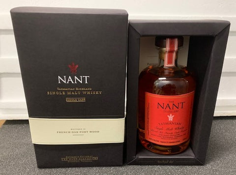 Nant Blood Tub Family Cask Reserve French Oak Port Wood Tasmanian Single Malt - Historic
