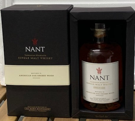 Nant 2014 American Oak Sherry Wood Single Cask Tasmanian Single Malt - Historic