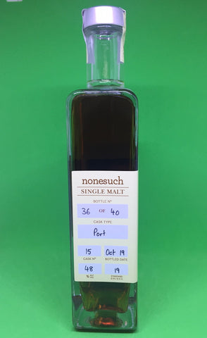 Nonesuch Cask15 ex Port Tasmanian Made Single Malt Whisky– Historic