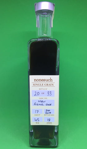 Nonesuch Cask17 Single Cask Tasmanian Single Grain Whisky – Historic