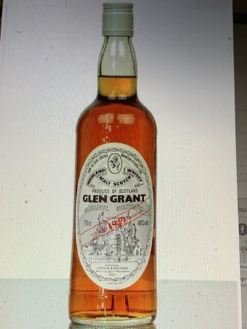 Glen Grant 1949 Speyside Single Malt by Gordon and MacPhail