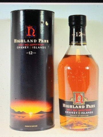Highland Park 12 Years Old Dumpy Bottle