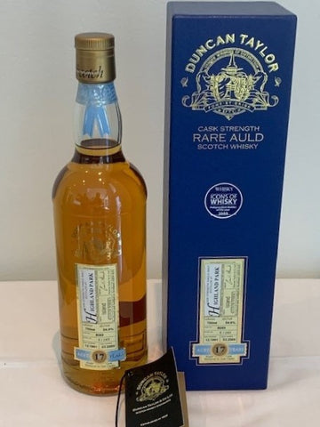 Highland Park Aged 17 Years Cask No 8089 by Duncan Taylor