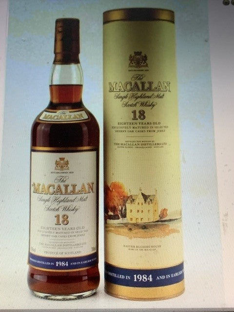 The Macallan 18年 750ml 1984年 The Macallan 18年 750ml 1984年