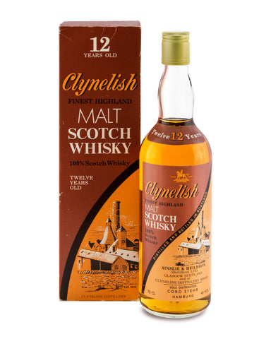 Clynelish 12 Years Old Finest Highland Malt 1980’s