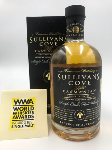 Sullivans Cove American Oak Cask Matured No HH0282 Tasmanian Single Malt Whisky