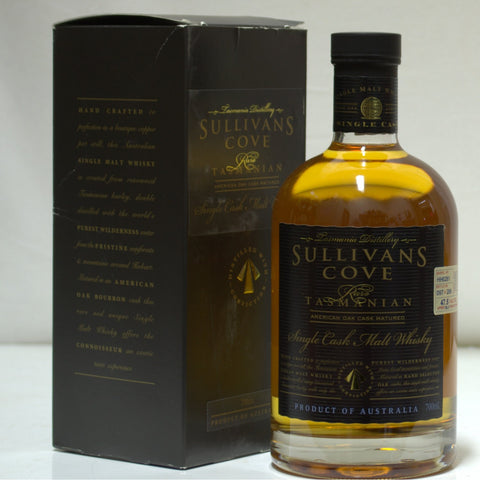 Sullivans Cove 2000 Bourbon Cask No HH0261 Tasmanian Single Malt Whisky - Historic