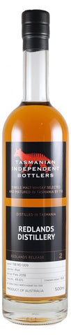 Redlands TIB Release Cask RD 009 Port Cask Single Malt Whisky - Historic