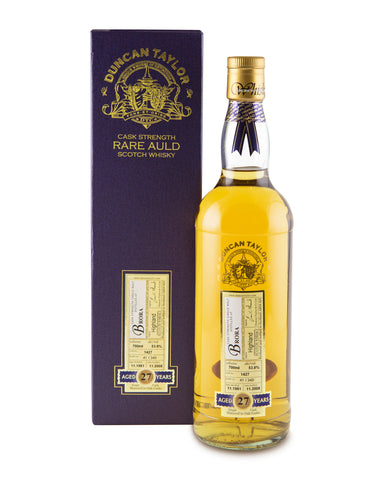 Brora 1981 27 Years Old Cask No 1427 Rare Auld Single Highland Malt by Duncan Taylor