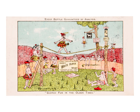 White Horse Advertising Postcard 1908