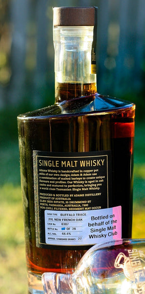 Adams Special Release Buffalo Trace Seasoned Tasmanian Single Malt Whisky