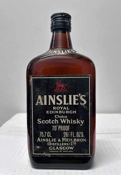 Ainslie’s Royal Edinburgh Choice Scotch Whisky 1970's