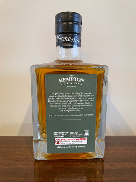 Old Kempton Private Collection Cask No OKD 002 Cask Strength Tasmanian Single Malt Whisky Special Bottling #9 by MyWhiskyJourneys - Current