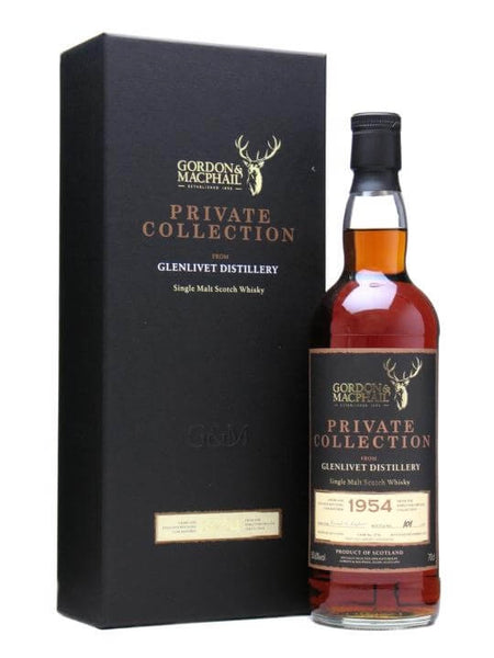 Glenlivet 1954 Private Collection 55 Year Old Sherry Hogshead by Gordon & MacPhail