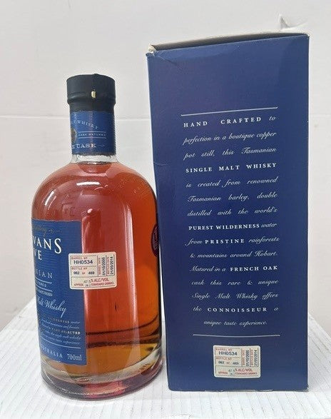 Sullivans Cove French Oak Cask Matured HH0534 Tasmanian Whisky bottled 2014 - Historic