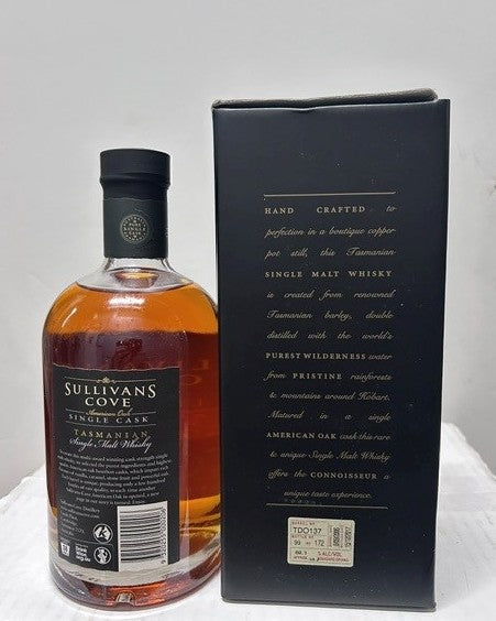 Sullivans Cove TD0137 Single Cask American Oak Cask Strength