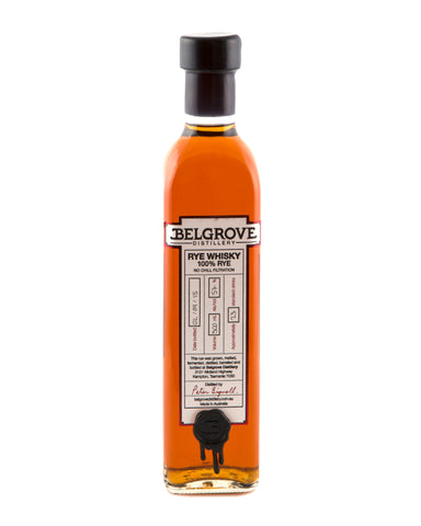 Belgrove Pinot Noir Cask 100% Rye Whisky 2015 - Historic