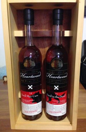 Heartwood Twin Devils Set Tasmanian Malt Whisky