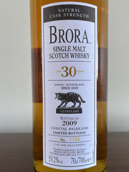 Brora 2009 30 Years Old 8th Release
