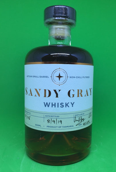 Sandy Gray Tasmanian Single Malt Whisky First Release