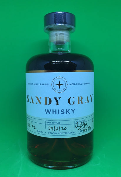 Sandy Gray Tasmanian Single Malt Whisky Second Release