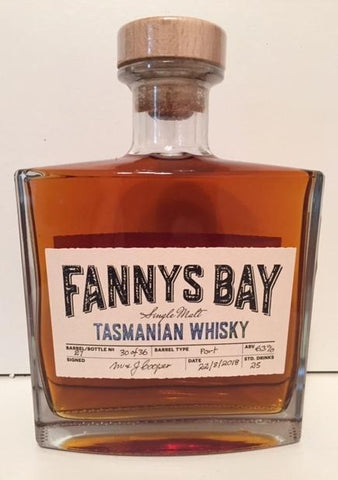 Fannys Bay ex-Port Private Barrel No 27 Cask Strength Tasmanian Single Malt Whisky Special Bottling #3 by MyWhiskyJourneys - Current
