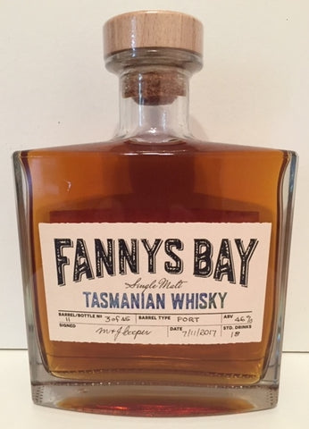 Fannys Bay Port Barrel No 11 Single Malt Whisky - Historic