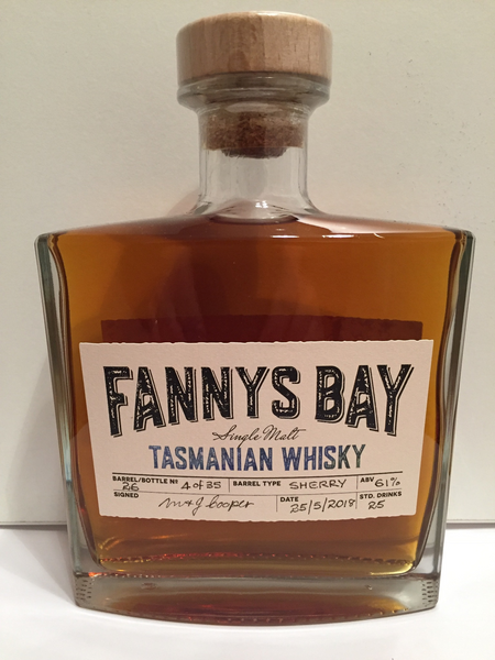Fannys Bay Sherry Barrel No 26 Cask Strength Single Malt Whisky - Historic