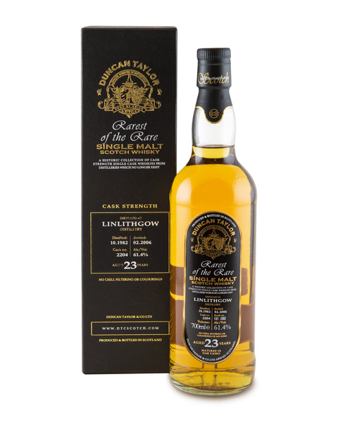 Linlithgow 1982 23 Years Old Cask No 2204 Single Lowland Malt Rarest of the Rare by Duncan Taylor